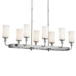 Coupon 🥰 Kichler Lighting Vetivene 48 Inch 8-Light Linear Chandelier Classic Pewter With Opal Glass ⌛ -Kichler Lighting Shop unnamed file 2537