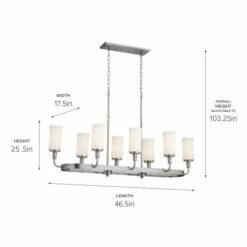 Coupon 🥰 Kichler Lighting Vetivene 48 Inch 8-Light Linear Chandelier Classic Pewter With Opal Glass ⌛ -Kichler Lighting Shop unnamed file 2539