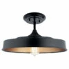 Flash Sale 😉 Kichler Lighting Elias 1-Light Semi Flush Mount Ceiling Light Black ✨ -Kichler Lighting Shop unnamed file 2544