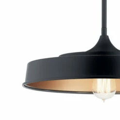 Flash Sale 😉 Kichler Lighting Elias 1-Light Semi Flush Mount Ceiling Light Black ✨ -Kichler Lighting Shop unnamed file 2545