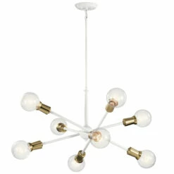 Coupon 👏 Kichler Lighting Armstrong 8-Light Chandelier White ⌛ -Kichler Lighting Shop unnamed file 2559