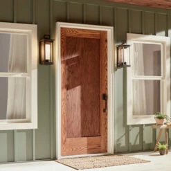 Buy ✨ Kichler Lighting South Hope Collection 1-light Rubbed Bronze Outdoor Wall Lantern ✔️ -Kichler Lighting Shop unnamed file 259