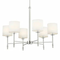 New ⭐ Kichler Lighting Ali 6-Light Polished Nickel Chandelier ✨ -Kichler Lighting Shop unnamed file 2608