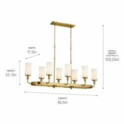Hot Sale 👍 Kichler Lighting Vetivene 48 Inch 8-Light Linear Chandelier Natural Brass With Opal Glass 😍 -Kichler Lighting Shop unnamed file 2625