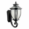 Promo ❤️ Kichler Lighting Salisbury Collection 1-light Black Outdoor Wall Lantern ⭐