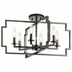 Budget ⭐ Kichler Lighting Kichler Downtown Deco 21.5 Inch 6 Light Convertible Chandelier/Semi Flush In Midnight Chrome 🥰 -Kichler Lighting Shop unnamed file 2653