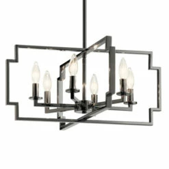 Budget ⭐ Kichler Lighting Kichler Downtown Deco 21.5 Inch 6 Light Convertible Chandelier/Semi Flush In Midnight Chrome 🥰 -Kichler Lighting Shop unnamed file 2654