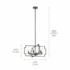 Budget ⭐ Kichler Lighting Kichler Downtown Deco 21.5 Inch 6 Light Convertible Chandelier/Semi Flush In Midnight Chrome 🥰 -Kichler Lighting Shop unnamed file 2656