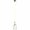 Wholesale 👏 Kichler Lighting Everly 1-Light Mini Pendant Natural Brass 🥰