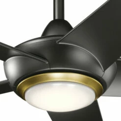Promo 👏 Kichler Lighting Kichler Kapono 52 Inch LED Ceiling Fan In Satin Black 🎁 -Kichler Lighting Shop unnamed file 2772