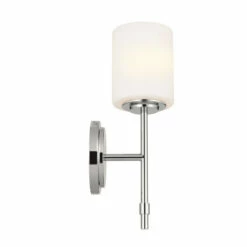 Budget 🛒 Kichler Lighting Ali 1-Light Polished Nickel Wall Sconce With Glass Shade - 14.5 In 🤩 -Kichler Lighting Shop unnamed file 2778