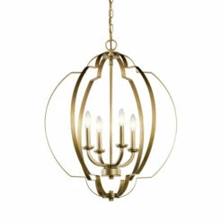 Best Pirce 🎁 Kichler Lighting Voleta Natural Brass 4-Light Large Foyer Pendant 🎁 -Kichler Lighting Shop unnamed file 2802