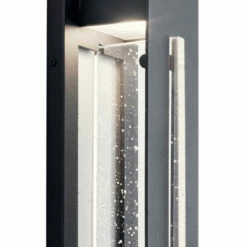 Discount 😍 Kichler Lighting River Path Collection 2-light Textured Black Outdoor LED Wall Sconce 😍 -Kichler Lighting Shop unnamed file 283