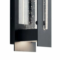 Discount 😍 Kichler Lighting River Path Collection 2-light Textured Black Outdoor LED Wall Sconce 😍 -Kichler Lighting Shop unnamed file 284