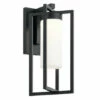 Top 10 🧨 Kichler Lighting Kichler Drega 14 Inch 1 LED Wall Light With Satin Etched Glass In Black 🔥