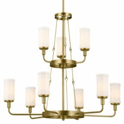 Cheapest 😍 Kichler Lighting Vetivene 39 Inch 9-Light Chandelier Natural Brass With Opal Glass 🔔 -Kichler Lighting Shop unnamed file 286