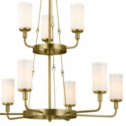 Cheapest 😍 Kichler Lighting Vetivene 39 Inch 9-Light Chandelier Natural Brass With Opal Glass 🔔 -Kichler Lighting Shop unnamed file 287