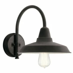 Cheapest 🎉 Kichler Lighting Kichler Marrus 1 Light Wall Sconce In Weathered Zinc And Anvil Iron 🔔