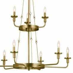 Cheapest 😍 Kichler Lighting Vetivene 39 Inch 9-Light Chandelier Natural Brass With Opal Glass 🔔 -Kichler Lighting Shop unnamed file 290