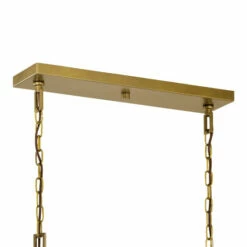 New 🔥 Kichler Lighting Morrigan 8-Light Linear Chandelier Natural Brass ✔️ -Kichler Lighting Shop unnamed file 2915