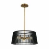 Buy 🧨 Kichler Lighting Linara 3-Light Black And Natural Brass Convertible Pendant Hanging Light/Semi Flush 🧨 -Kichler Lighting Shop unnamed file 2918