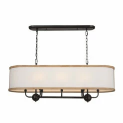 Hot Sale 🔔 Kichler Lighting Heddle 42 Inch 8-Light Linear Chandelier Beech And Anvil Iron 🛒 -Kichler Lighting Shop unnamed file 2920