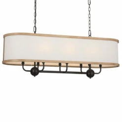 Hot Sale 🔔 Kichler Lighting Heddle 42 Inch 8-Light Linear Chandelier Beech And Anvil Iron 🛒 -Kichler Lighting Shop unnamed file 2921
