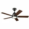 Outlet ⌛ Kichler Lighting Arvada 44-inch LED Ceiling Fan Anvil Iron 🥰 -Kichler Lighting Shop unnamed file 2926