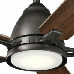 Outlet ⌛ Kichler Lighting Arvada 44-inch LED Ceiling Fan Anvil Iron 🥰 -Kichler Lighting Shop unnamed file 2929