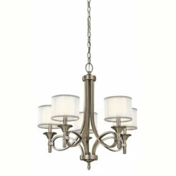Best reviews of 🔔 Kichler Lighting Lacey Collection 5-light Antique Pewter Chandelier 🔔