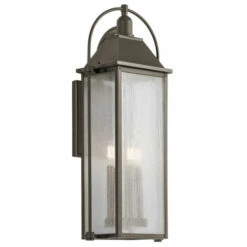 Brand new π Kichler Lighting Harbor Row Collection 4-light Olde Bronze Outdoor Wall Lantern π₯°