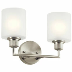 Cheap 💯 Kichler Lighting Lynn Haven 2-Light Vanity Light Brushed Nickel 🔔