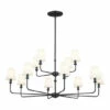 Promo ⌛ Kichler Lighting Pallas 12-Light Black 2-Tier Chandelier - 42.75 In 🔥 -Kichler Lighting Shop unnamed file 298