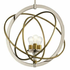 Cheap 🌟 Kichler Lighting Ibis Collection 3-light Polished Nickel Pendant 🎉 -Kichler Lighting Shop unnamed file 2990
