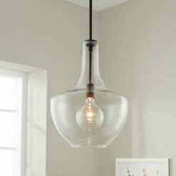 Best deal ✨ Kichler Lighting Everly Collection 1-light Olde Bronze Pendant 13.75 Inch Diameter - 20" X 13.75" 🌟 -Kichler Lighting Shop unnamed file 2998