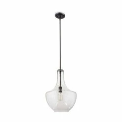 Best deal ✨ Kichler Lighting Everly Collection 1-light Olde Bronze Pendant 13.75 Inch Diameter - 20" X 13.75" 🌟 -Kichler Lighting Shop unnamed file 2999