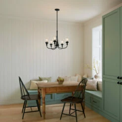 Flash Sale 🔥 Kichler Lighting Melis 26 Inch 5-Light Chandelier Black With Clear Glass 😍 -Kichler Lighting Shop unnamed file 3007