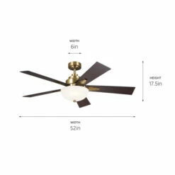 Brand new 😍 Kichler Lighting Vinea 52 Inch Integrated LED Indoor Brushed Natural Brass Ceiling Fan 🥰 -Kichler Lighting Shop unnamed file 3014