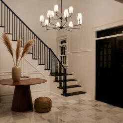 Promo ⌛ Kichler Lighting Pallas 12-Light Black 2-Tier Chandelier - 42.75 In 🔥 -Kichler Lighting Shop unnamed file 304