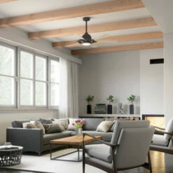 Outlet 🛒 Kichler Lighting Kichler Iras 52 Inch LED Ceiling Fan Weathered Zinc With Weathered White Walnut Blades 🛒 -Kichler Lighting Shop unnamed file 3040