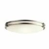 Best Pirce 🥰 Kichler Lighting Avon Collection 1-light Brushed Nickel LED Flush Mount - Brushed Nickel 🔥 -Kichler Lighting Shop unnamed file 3050