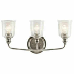 Promo 👏 Kichler Lighting Waverly Collection 3-light Classic Pewter Bath/Vanity Light 🧨