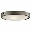 Best Sale ⌛ Kichler Lighting Lytham Collection 3-light Olde Bronze Flush Mount ⌛ -Kichler Lighting Shop unnamed file 3092