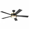 Budget 👍 Kichler Lighting Salvo 56 Inch Integrated LED Indoor Satin Black Ceiling Fan 😍 -Kichler Lighting Shop unnamed file 3096
