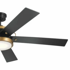 Budget 👍 Kichler Lighting Salvo 56 Inch Integrated LED Indoor Satin Black Ceiling Fan 😍 -Kichler Lighting Shop unnamed file 3097