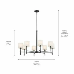 Best Sale 😀 Kichler Lighting Ali 8-Light Black Chandelier - 38.75 ❤️ -Kichler Lighting Shop unnamed file 312