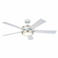Hot Sale π€© Kichler Lighting Salvo 56 Inch Integrated LED Indoor White Ceiling Fan π