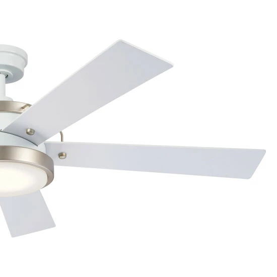 Hot Sale π€© Kichler Lighting Salvo 56 Inch Integrated LED Indoor White Ceiling Fan π 4 Hot Sale π€© Kichler Lighting Salvo 56 Inch Integrated LED Indoor White Ceiling Fan π - Image 2