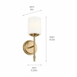 Top 10 🧨 Kichler Lighting Ali 1-Light Brushed Natural Brass Wall Sconce With Glass Shade - 14.5 In 😉 -Kichler Lighting Shop unnamed file 3186
