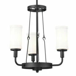 Best deal ⭐ Kichler Lighting Vetivene 19 Inch 3-Light Chandelier Textured Black With Opal Glass 😍 -Kichler Lighting Shop unnamed file 3191